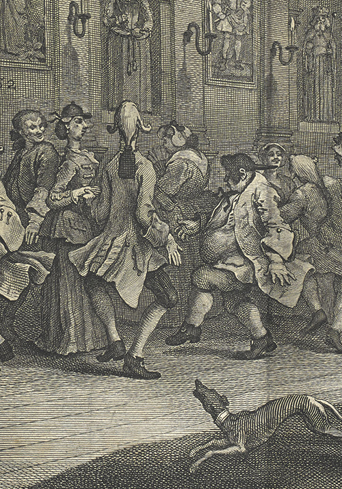 Country Dancing from the Analysis of Beauty, by William Hogarth, 1753. Trustees of the British Museum.