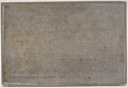 Magna Carta London copy, 2015. British Library.